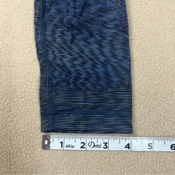 Lululemon Wunder Under 7/8 Tight Luxtreme 25" Linear Flux Battleship Multi sz 4 - Picture 3 of 7